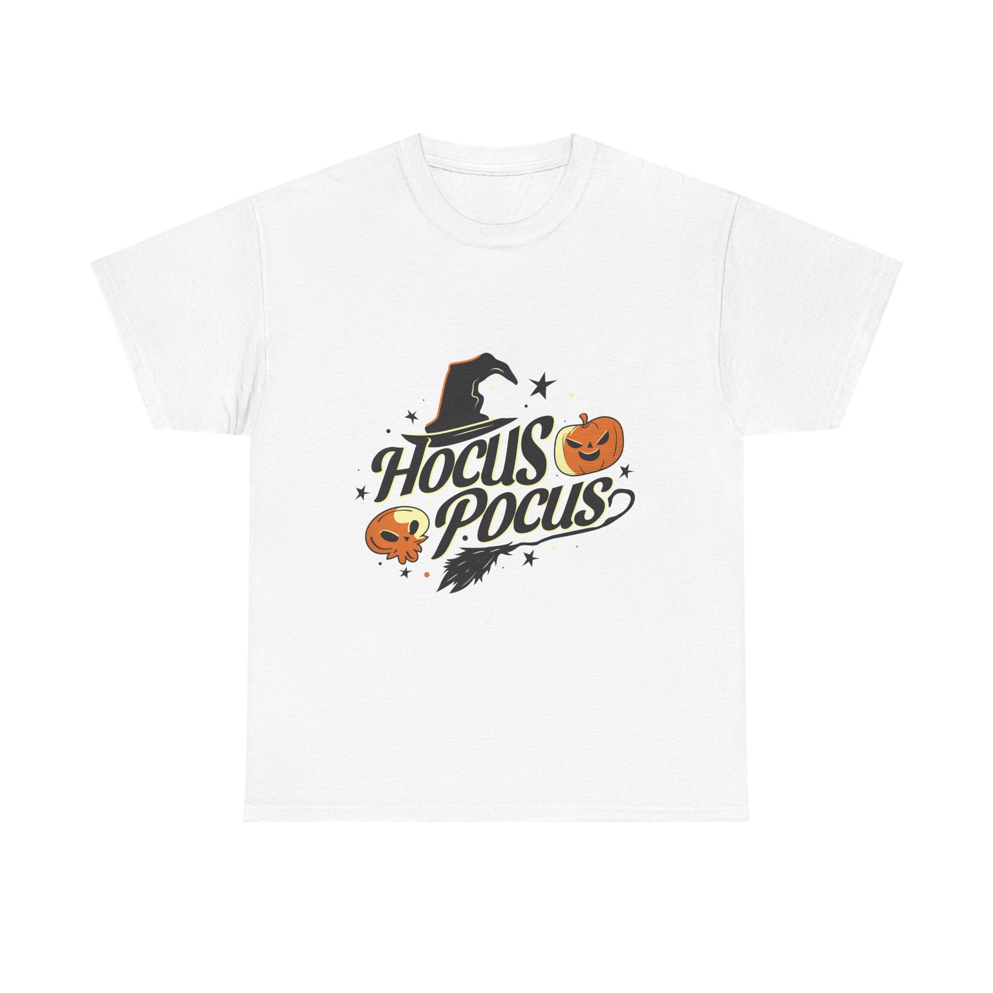 Hocus Pocus Halloween Tee, Unisex Cotton T-Shirt, Spooky Apparel, Costume Party Shirt, Halloween Gift Idea, Witchy Fashion