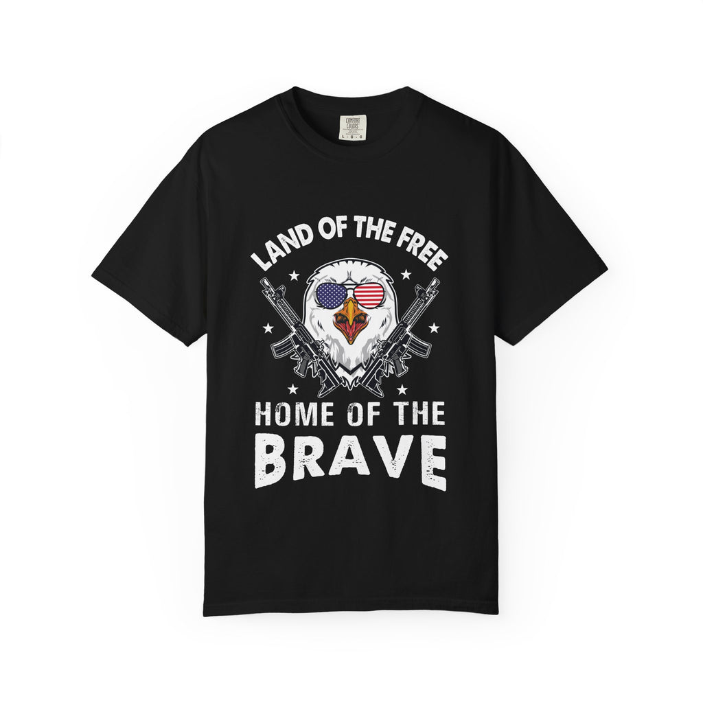 Patriotic Eagle T-Shirt, Unisex Graphic Tee, Funny Freedom Shirt, Gift for Gun Lovers, 4th of July Apparel