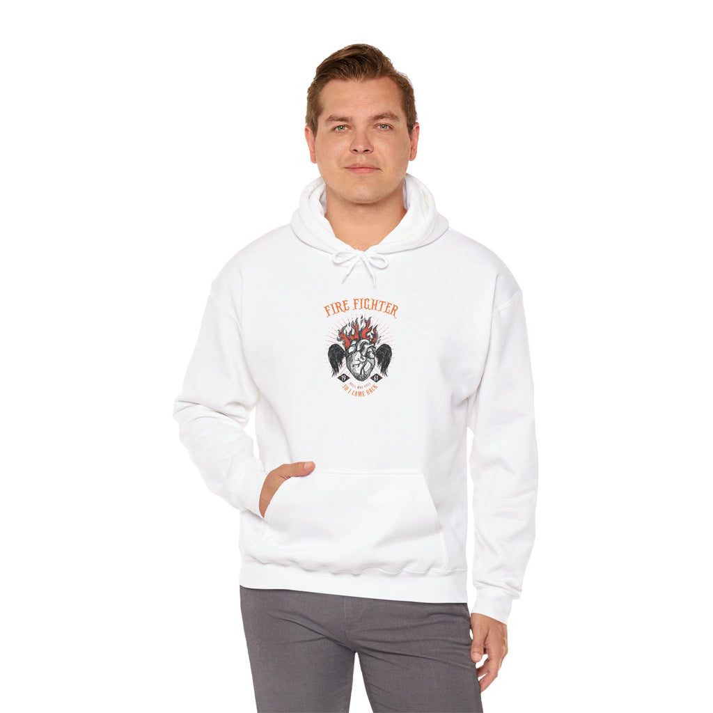 Firefighter Tribute Hoodie, Unisex Heavy Blend Sweatshirt, Gift for Firefighters, Fire Department Apparel, Cozy Casual Wear