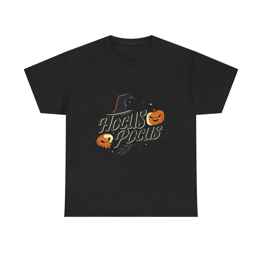 Hocus Pocus Halloween Tee, Unisex Cotton T-Shirt, Spooky Apparel, Costume Party Shirt, Halloween Gift Idea, Witchy Fashion