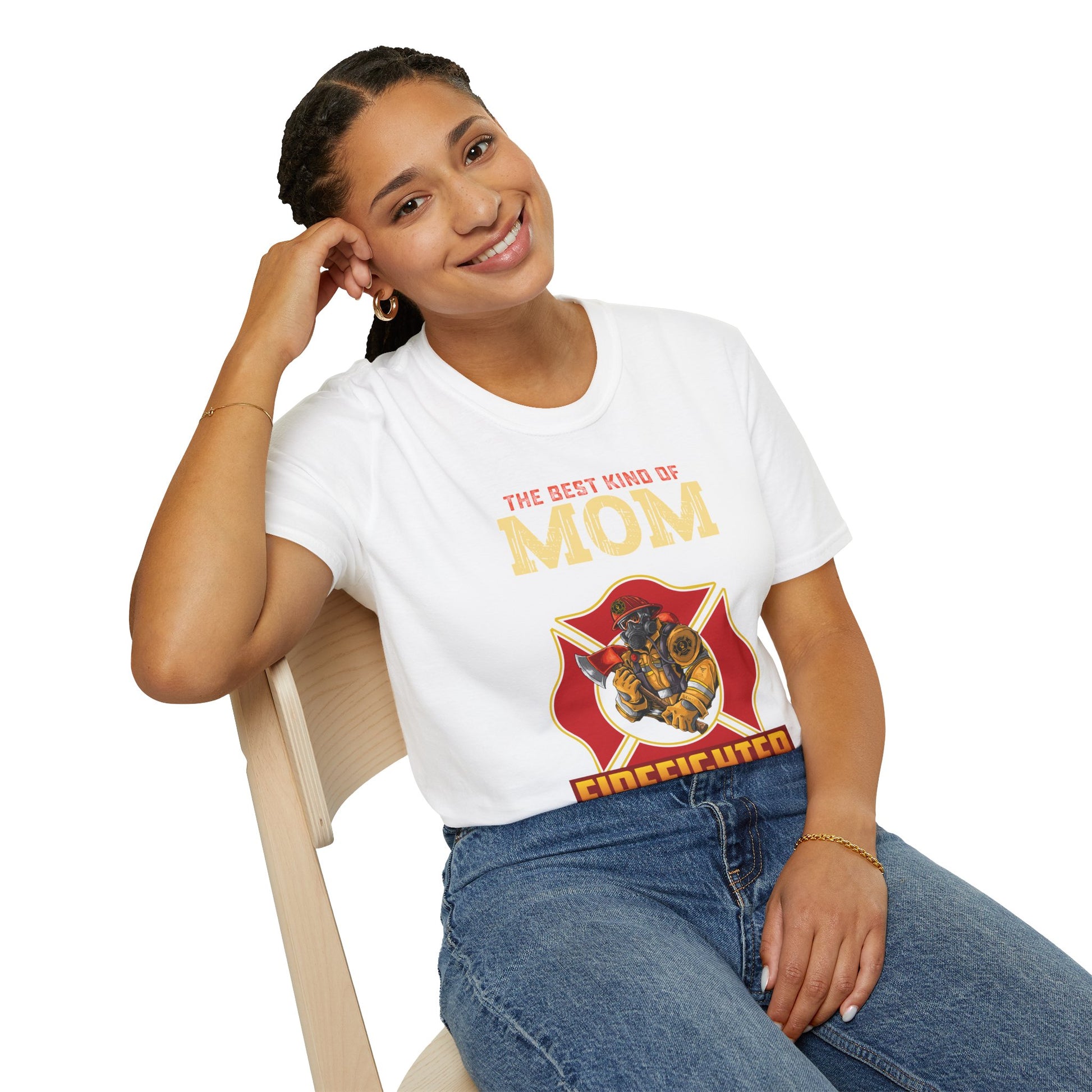 The Best Kind of Mom Firefighter T-Shirt, Mother's Day Gift, Unisex Tee, Firefighter Mom Shirt, Gift for Moms, Casual Wear