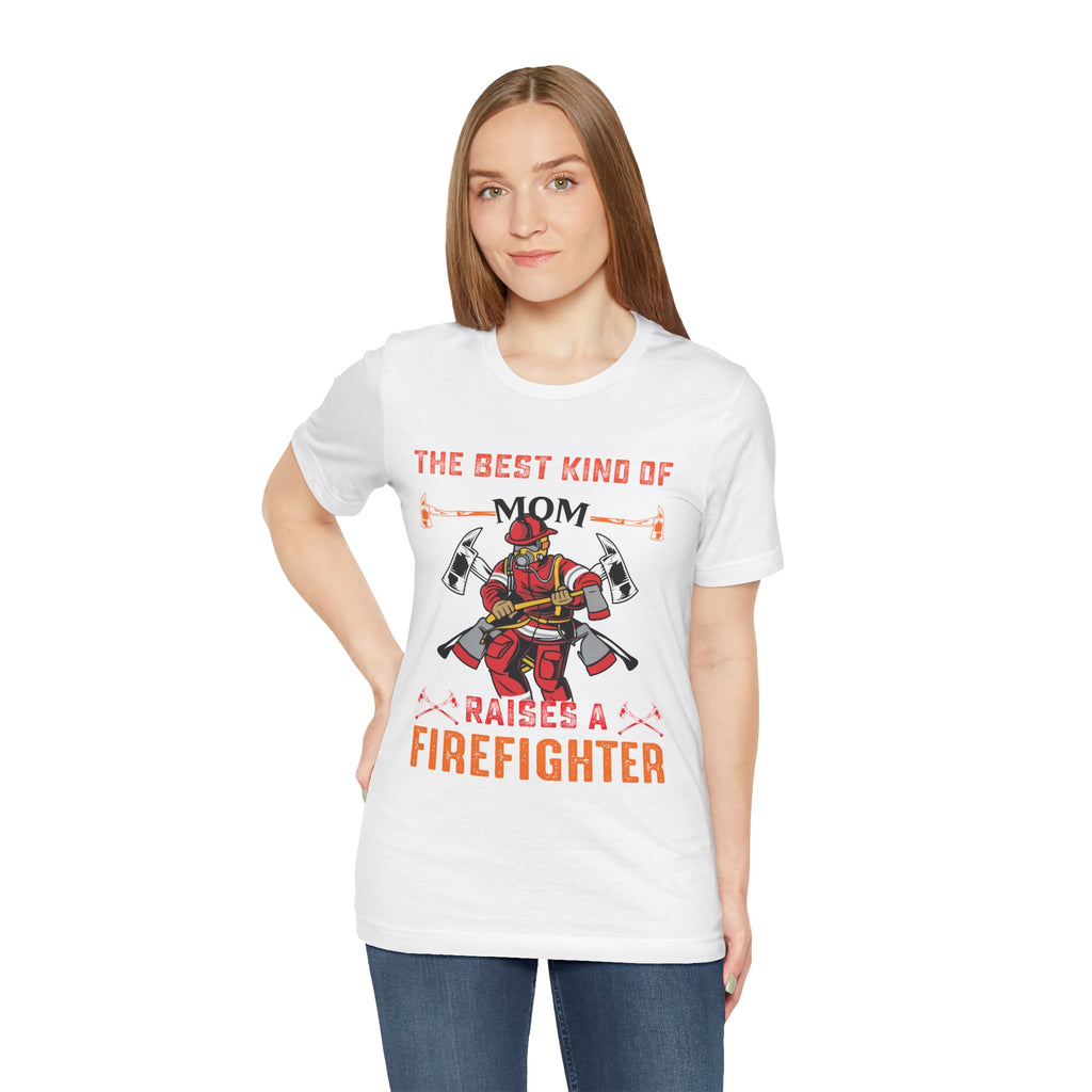 Firefighter Mom Tee - The Best Kind of Mom, Gift for Firefighter Lovers, Women's Short Sleeve Shirt, Casual Gift for Any Occasion, [...]