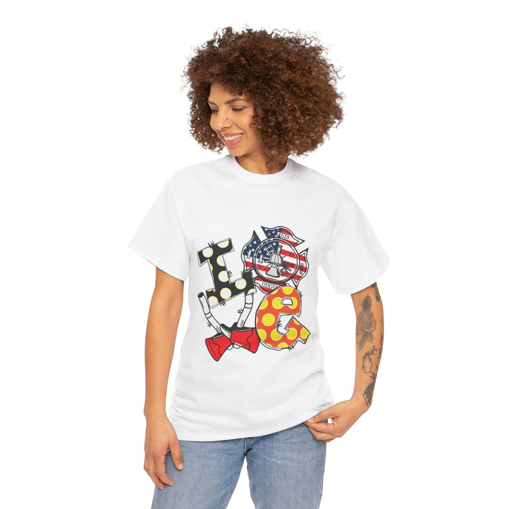 Love Themed Unisex Heavy Cotton Tee | Graphic Tee, Casual Wear, Gift for Him/Her, Holiday Apparel, Summer Fashion