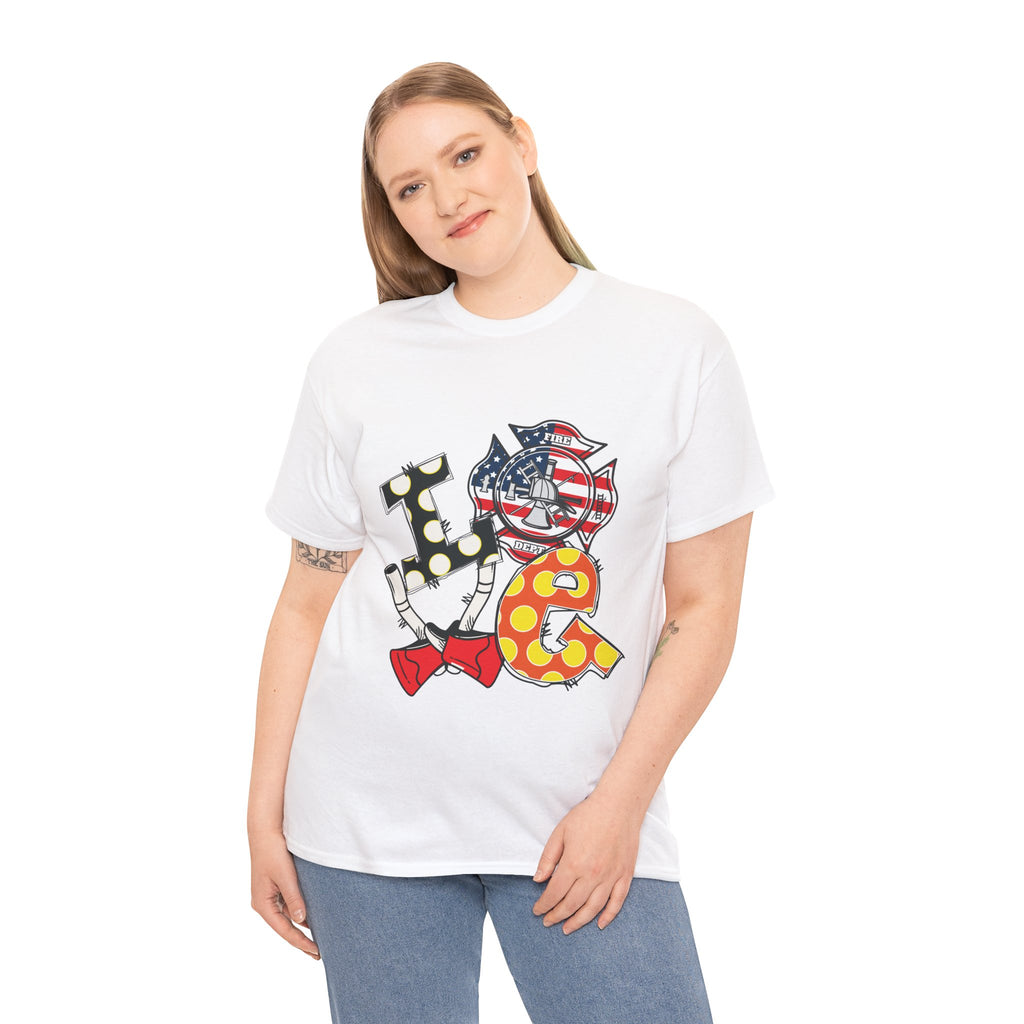 Love Themed Unisex Heavy Cotton Tee | Graphic Tee, Casual Wear, Gift for Him/Her, Holiday Apparel, Summer Fashion