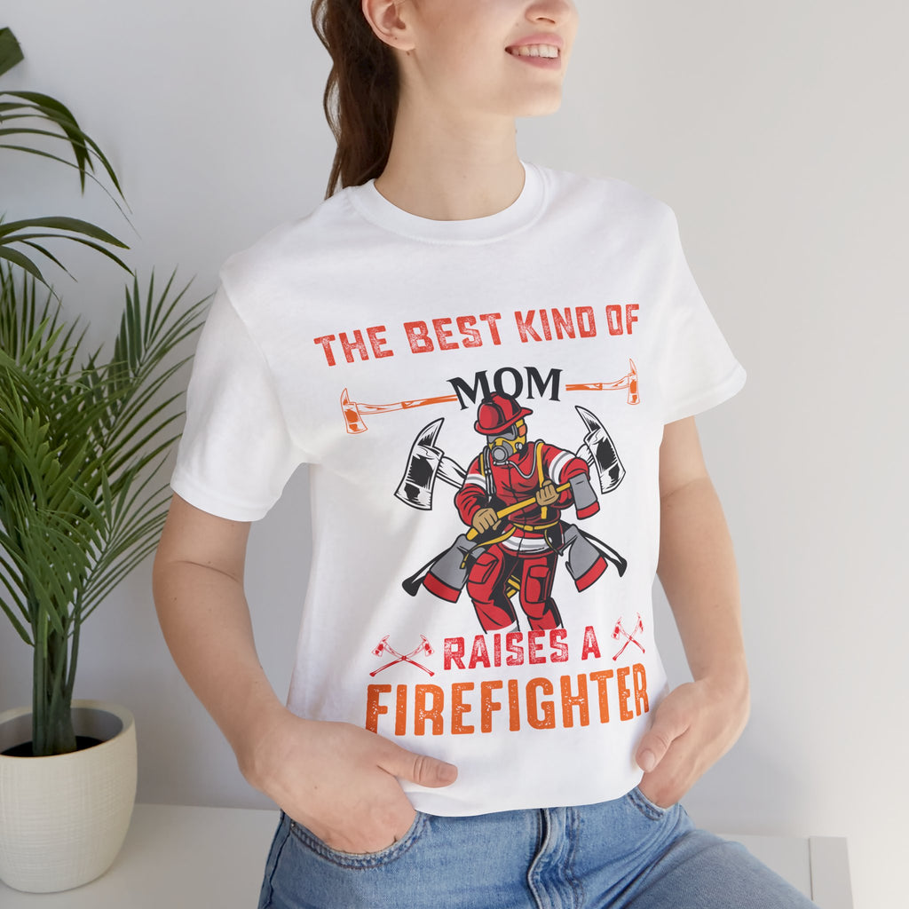 Firefighter Mom Tee - The Best Kind of Mom, Gift for Firefighter Lovers, Women's Short Sleeve Shirt, Casual Gift for Any Occasion, [...]