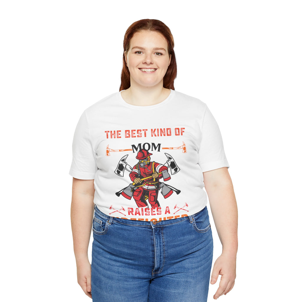 Firefighter Mom Tee - The Best Kind of Mom, Gift for Firefighter Lovers, Women's Short Sleeve Shirt, Casual Gift for Any Occasion, [...]