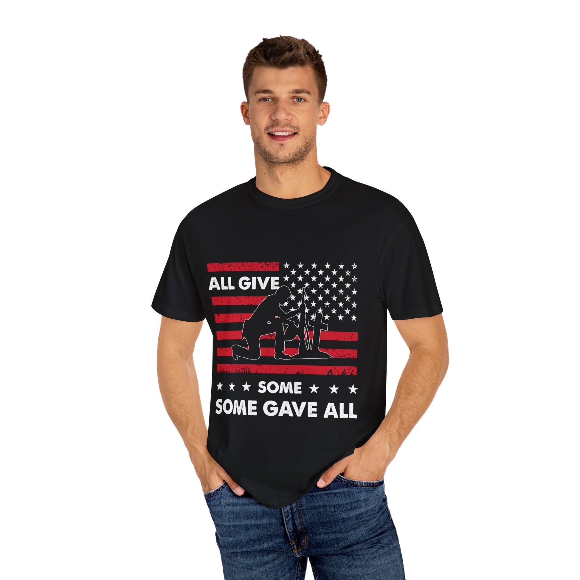 Patriotic Graphic Tee | Unisex Garment-Dyed T-Shirt, Casual Wear, Independence Day, Summer Outfit, Gift Idea