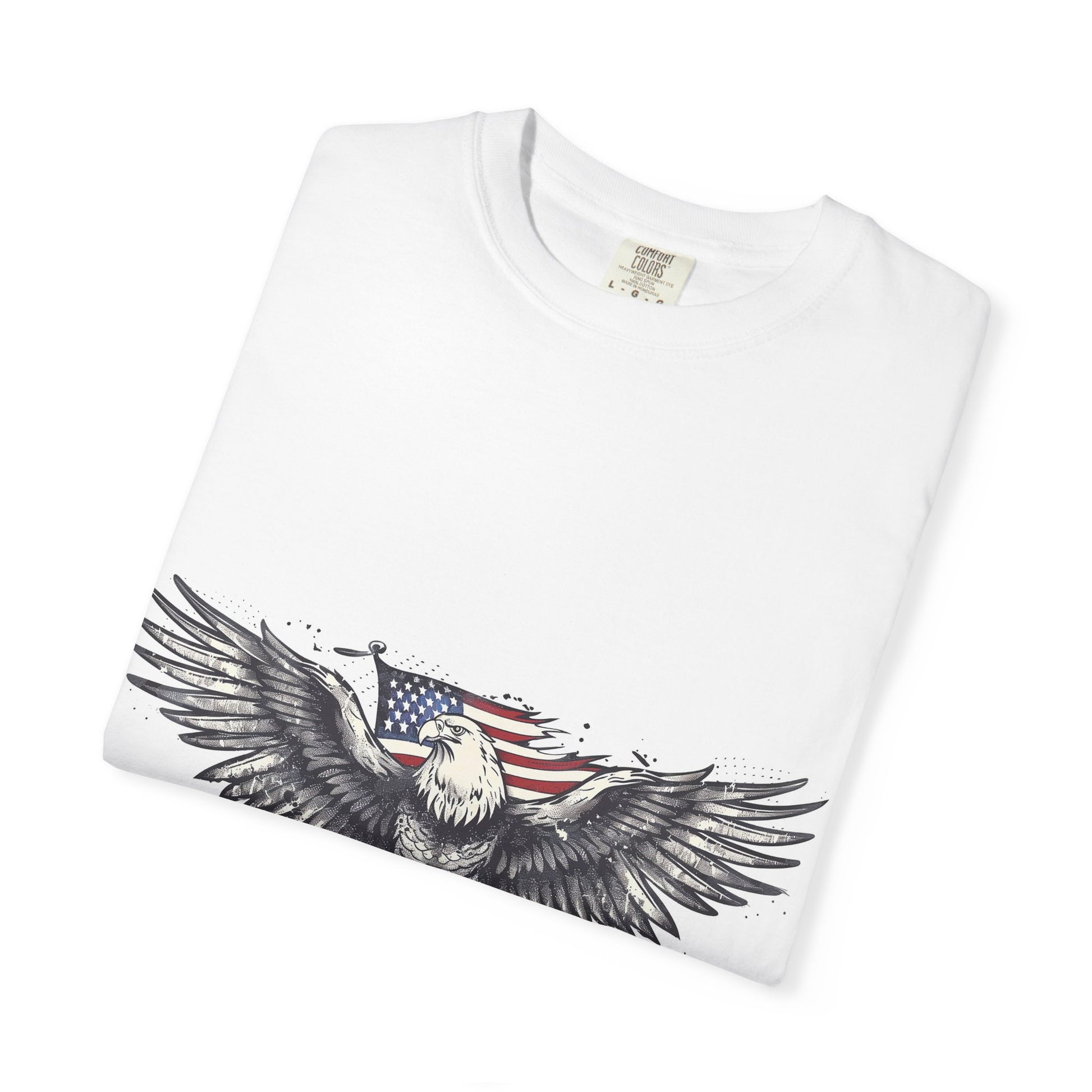 Patriotic Eagle Unisex T-Shirt | Vintage Style Graphic Tee | Perfect for Independence Day, Memorial Day, Casual Wear, Gift
