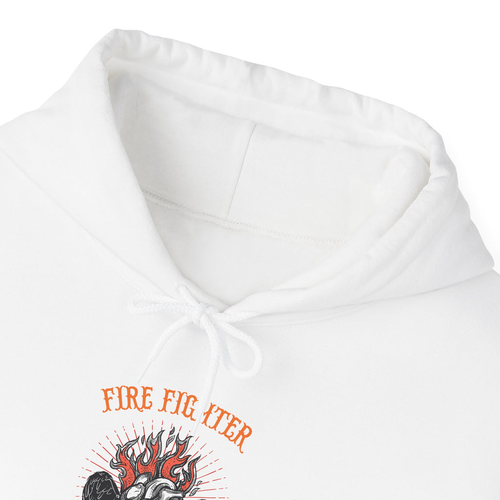 Firefighter Tribute Hoodie, Unisex Heavy Blend Sweatshirt, Gift for Firefighters, Fire Department Apparel, Cozy Casual Wear