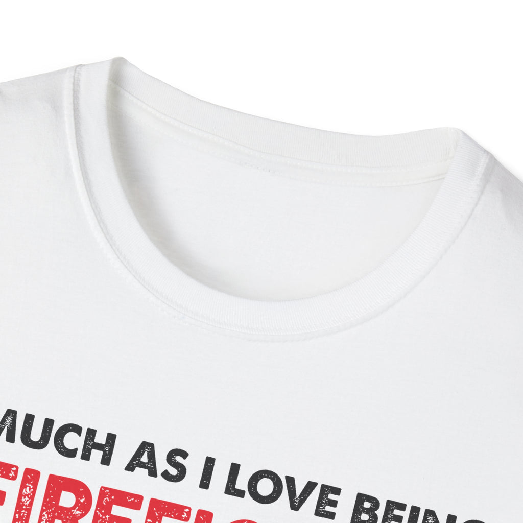 Firefighter Dad Pride T-Shirt | Gifts for Dads, Firefighter Apparel, Father's Day, Patriotic Tees, Unisex Casual Wear