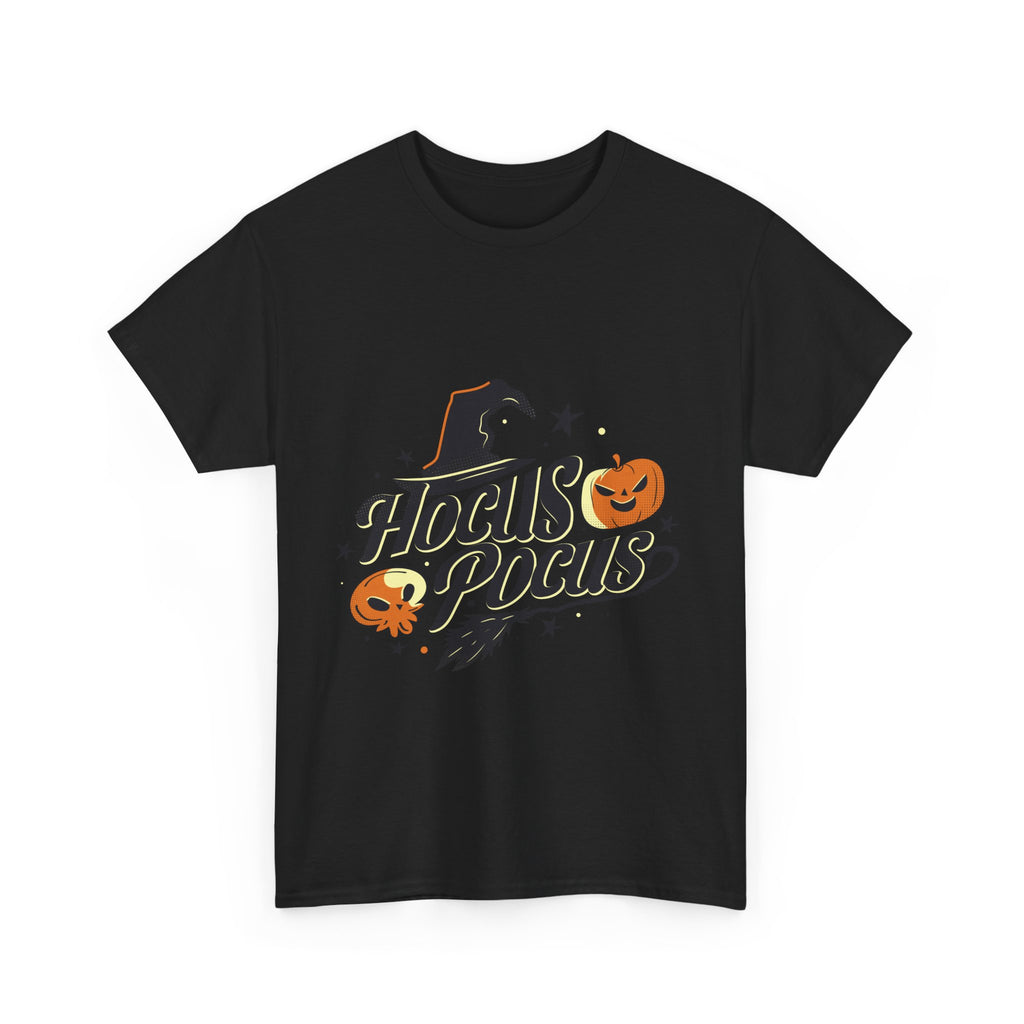 Hocus Pocus Halloween Tee, Unisex Cotton T-Shirt, Spooky Apparel, Costume Party Shirt, Halloween Gift Idea, Witchy Fashion