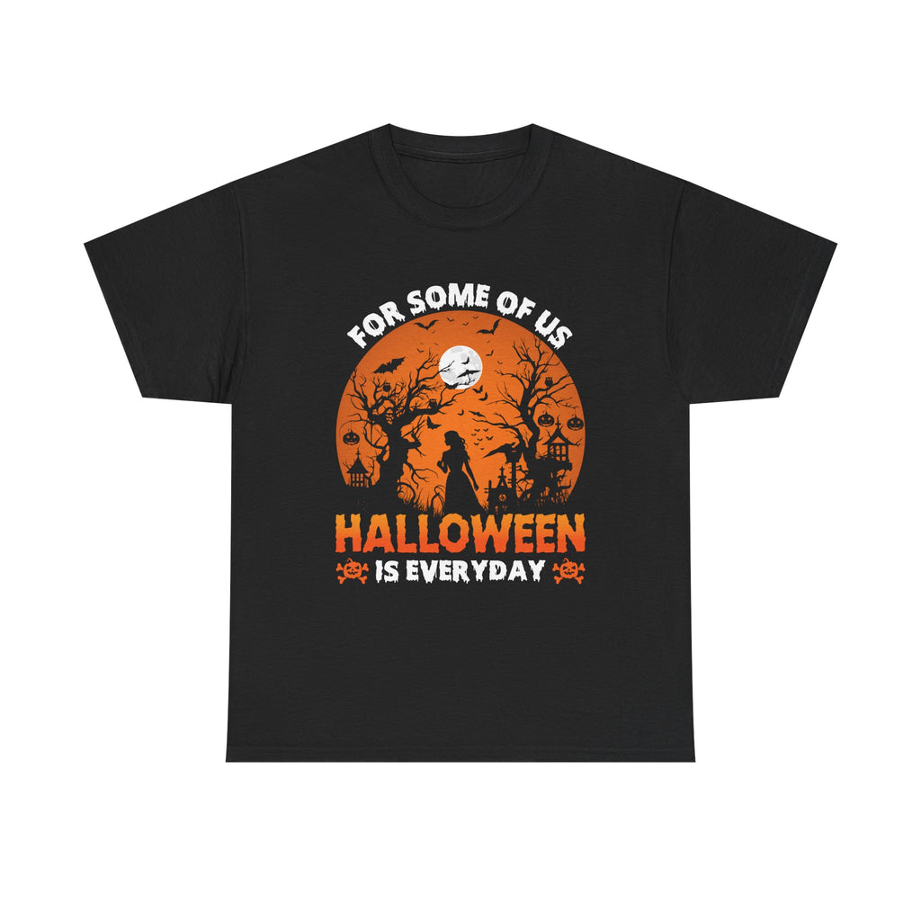Halloween Everyday Tee, Unisex Halloween Shirt, Spooky Cotton Tee, Ghost Lover Gift, Fall Celebration Apparel