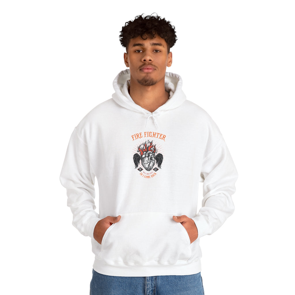Firefighter Tribute Hoodie, Unisex Heavy Blend Sweatshirt, Gift for Firefighters, Fire Department Apparel, Cozy Casual Wear
