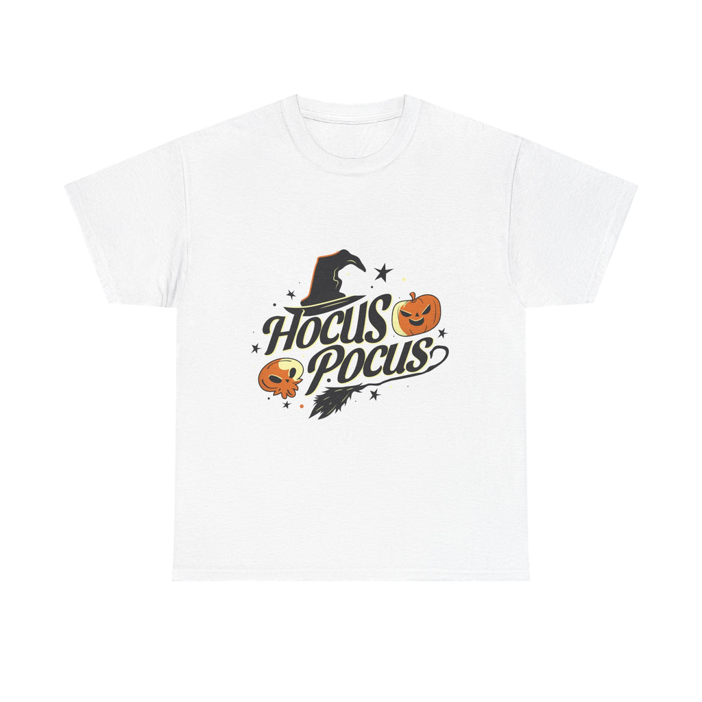Hocus Pocus Halloween Tee, Unisex Cotton T-Shirt, Spooky Apparel, Costume Party Shirt, Halloween Gift Idea, Witchy Fashion