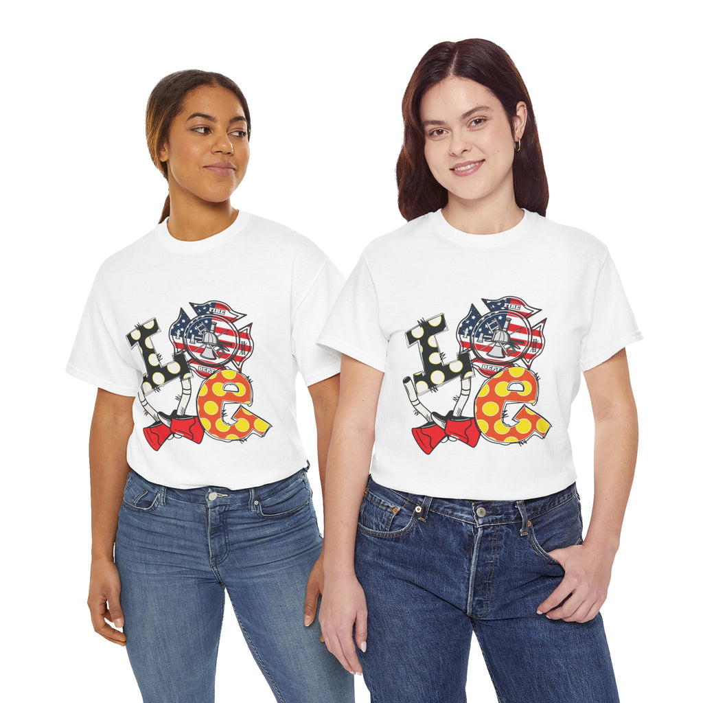 Love Themed Unisex Heavy Cotton Tee | Graphic Tee, Casual Wear, Gift for Him/Her, Holiday Apparel, Summer Fashion