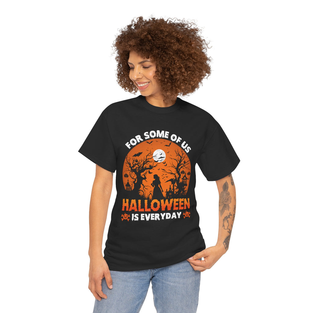 Halloween Everyday Tee, Unisex Halloween Shirt, Spooky Cotton Tee, Ghost Lover Gift, Fall Celebration Apparel