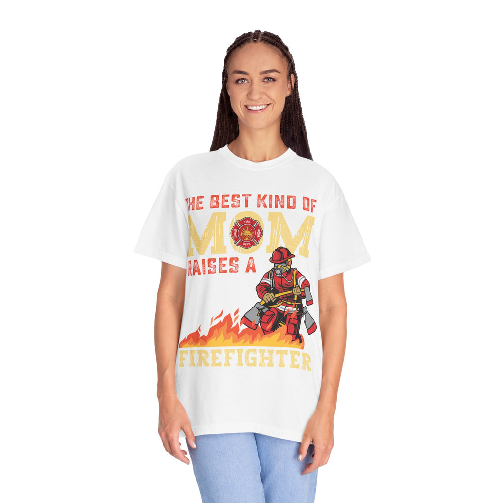 The Best Kind of Mom Firefighter T-Shirt, Mom Shirt, Firefighter Gift, Unisex Tee, Mother's Day Gift, Courageous Mom Apparel